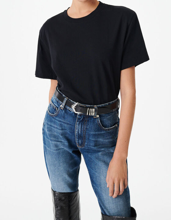 CLAYRE BODYSUIT WITH SHOULDER PADS
